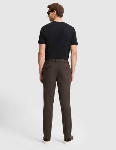 Kahverengi Slim Fit Kumaş Pantolon