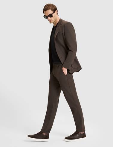 Kahverengi Slim Fit Kumaş Pantolon