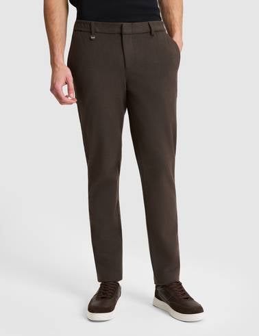 Kahverengi Slim Fit Kumaş Pantolon