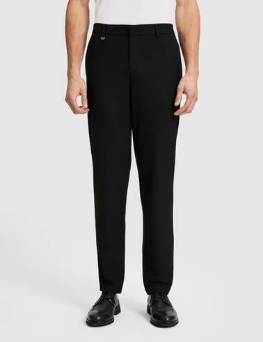 Siyah SLIM TAILORED Kumaş Pantolon