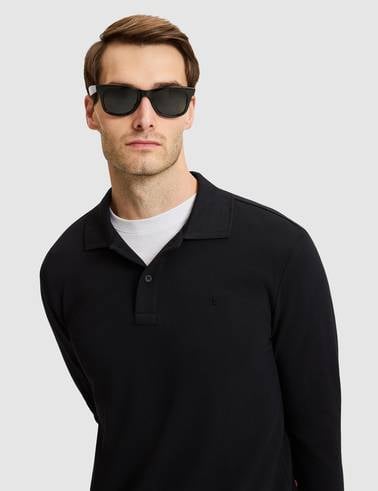 Siyah Slim Fit Basic Sweatshirt