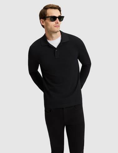 Siyah Slim Fit Basic Sweatshirt