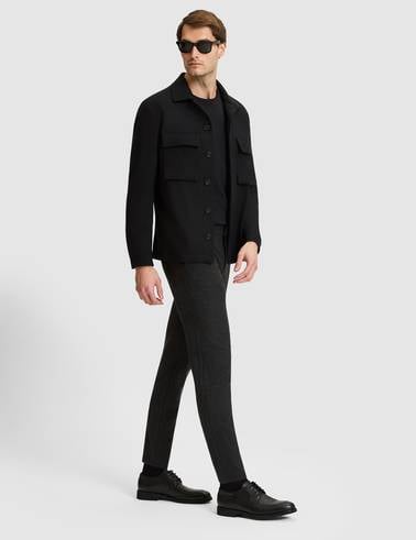 Siyah Regular Fit Ceket