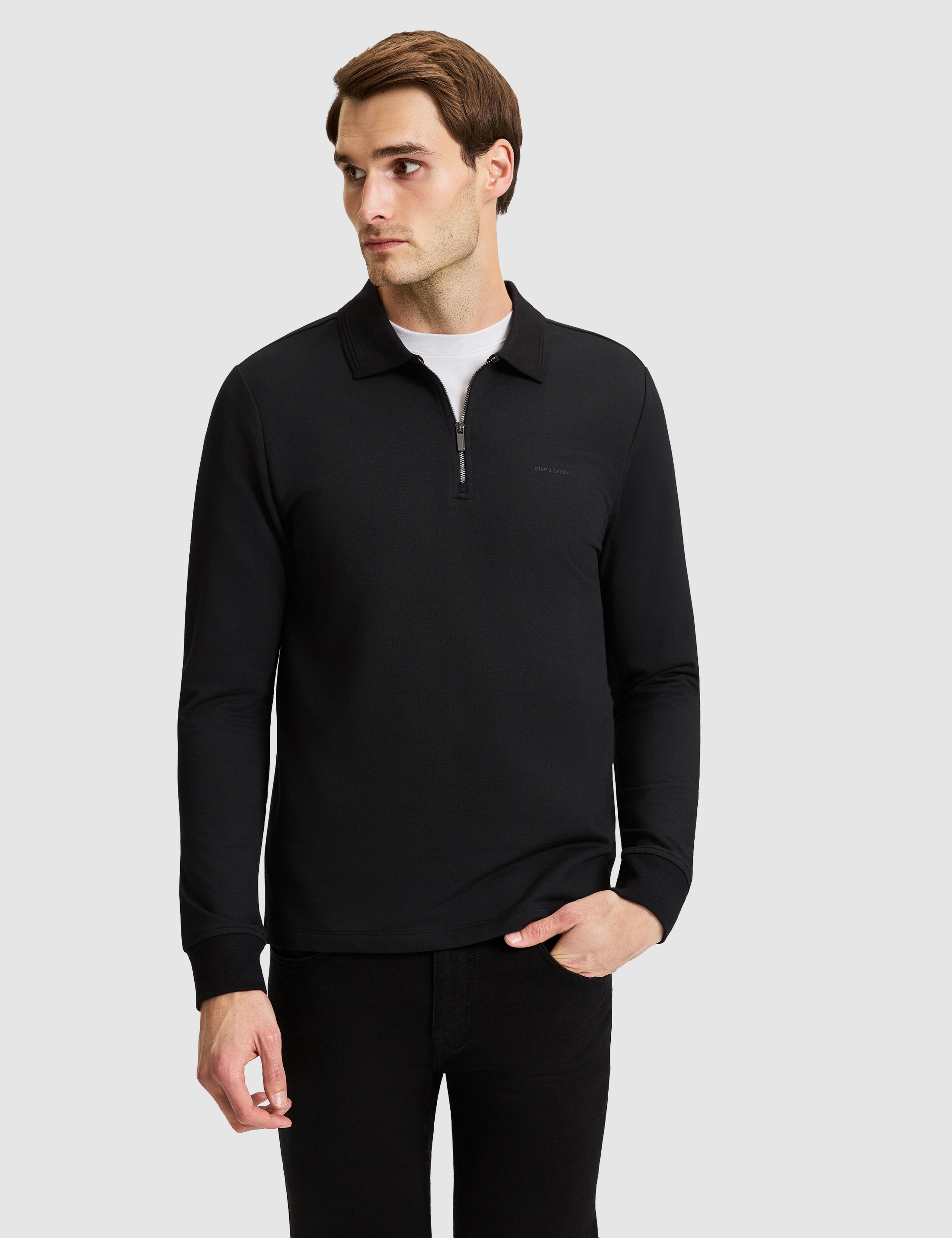 Siyah Regular Fit Sweatshirt