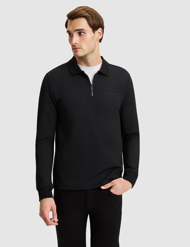 Siyah Regular Fit Sweatshirt