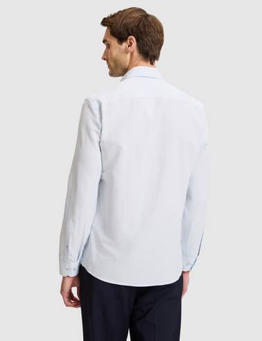 Açık Mavi Slim Fit Uzun Kollu Gömlek