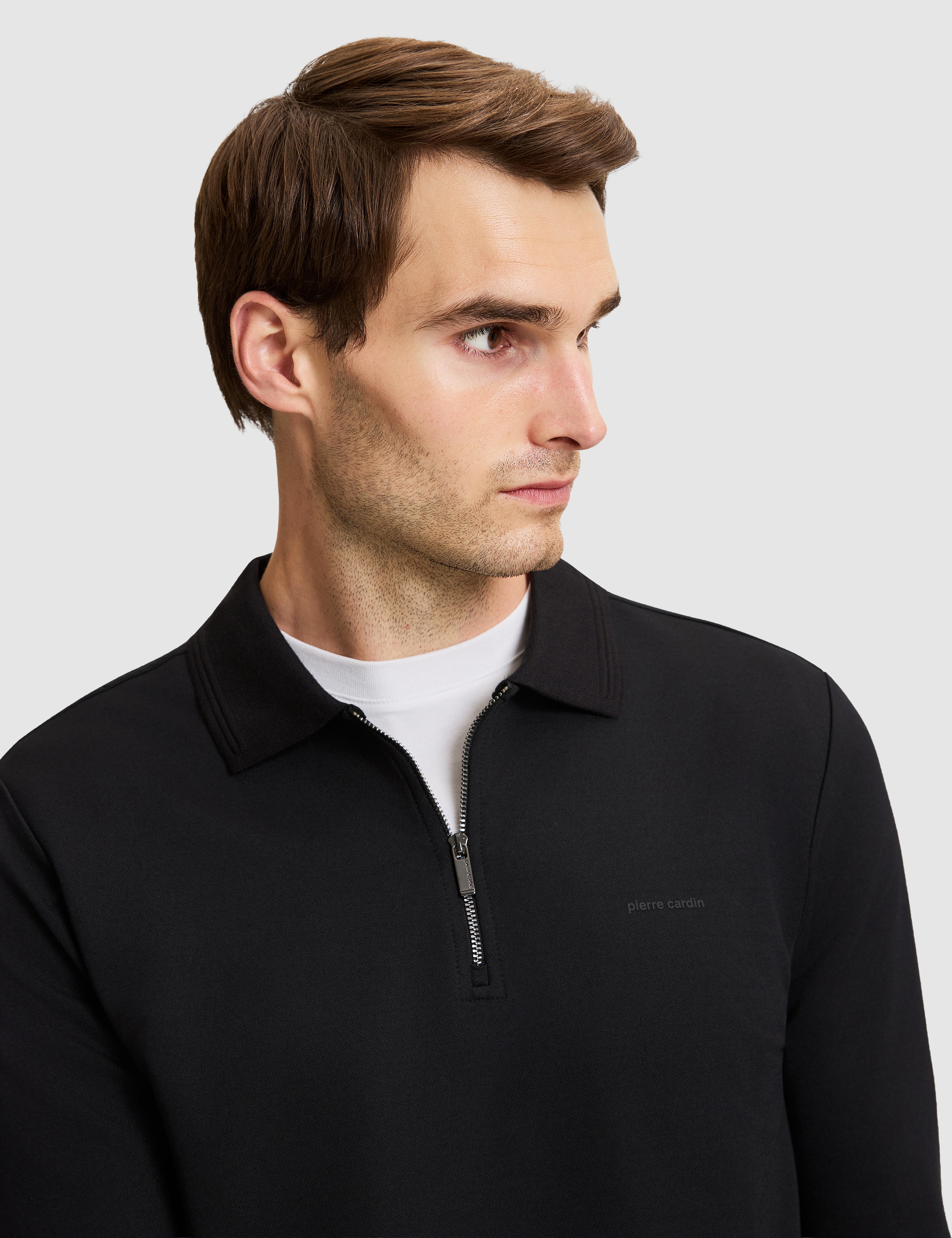 Siyah Regular Fit Sweatshirt - Image 2
