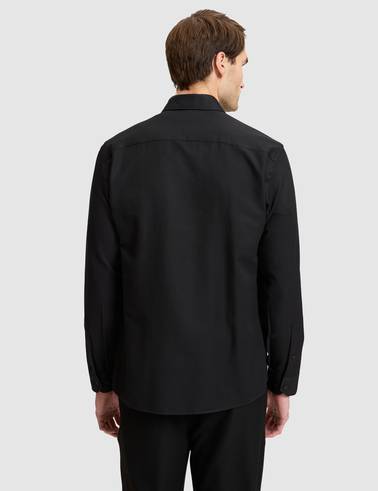 Siyah Slim Fit Uzun Kollu Gömlek