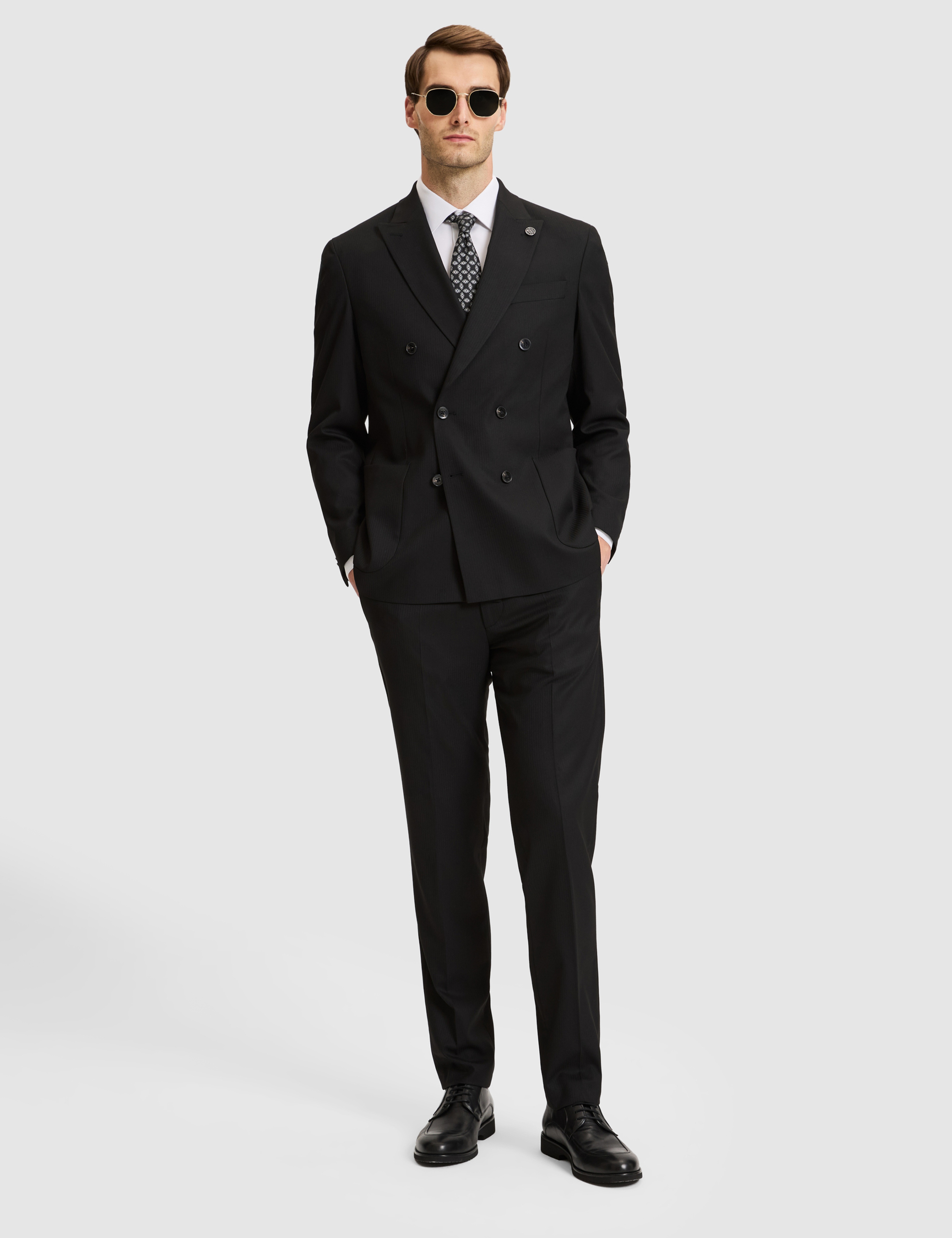 Siyah Slim Fit Takım Elbise