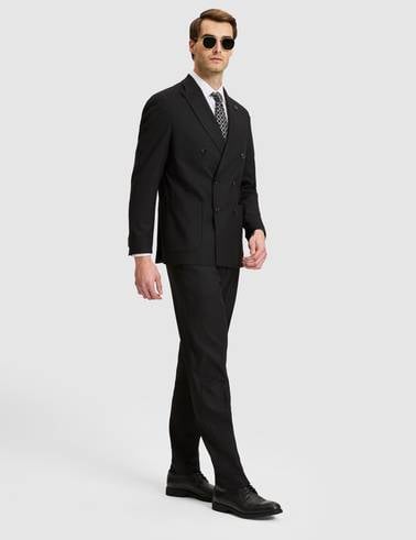 Siyah Slim Fit Takım Elbise