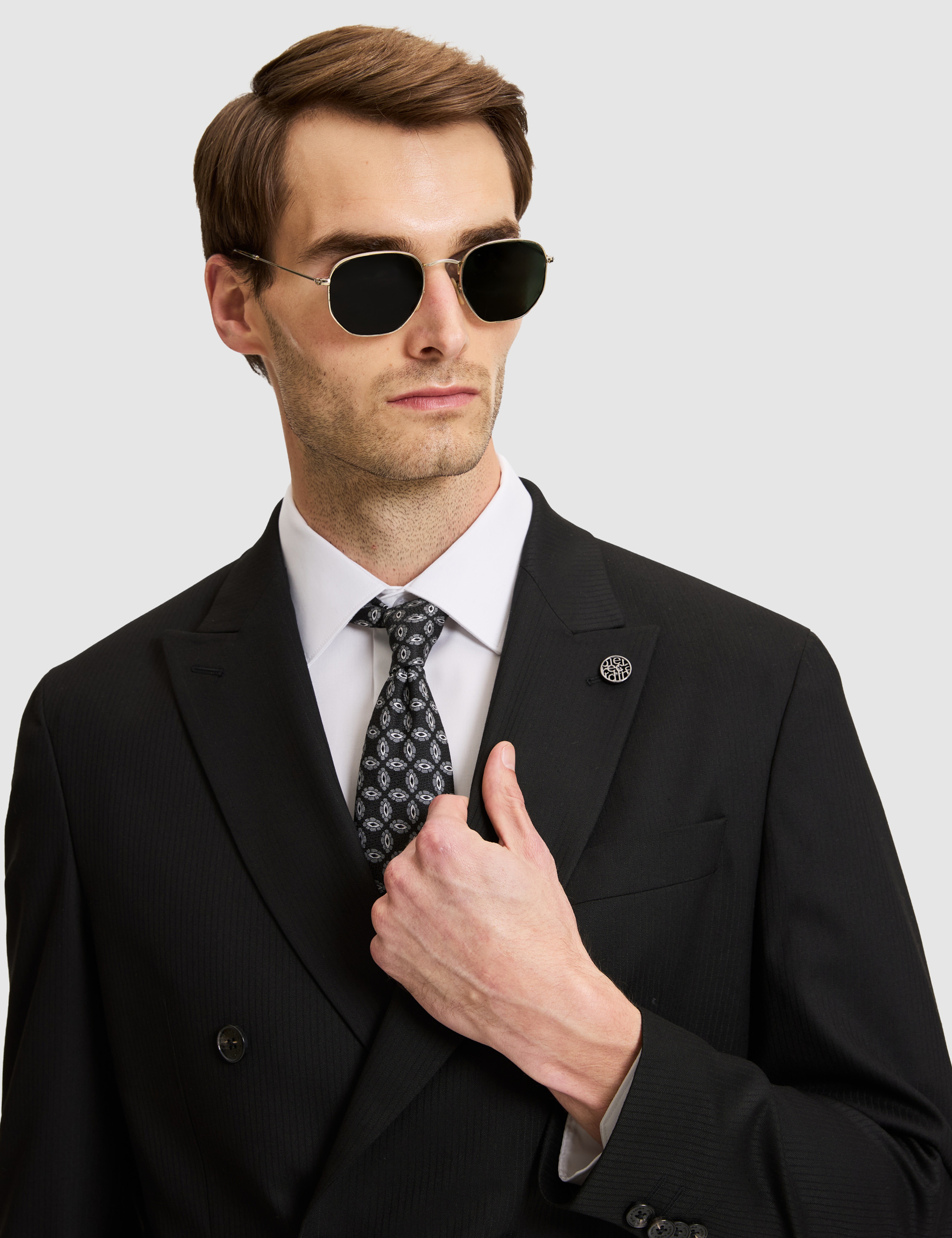 Siyah Slim Fit Takım Elbise
