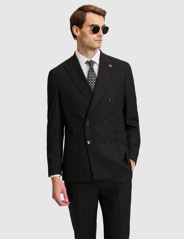 Siyah Slim Fit Takım Elbise
