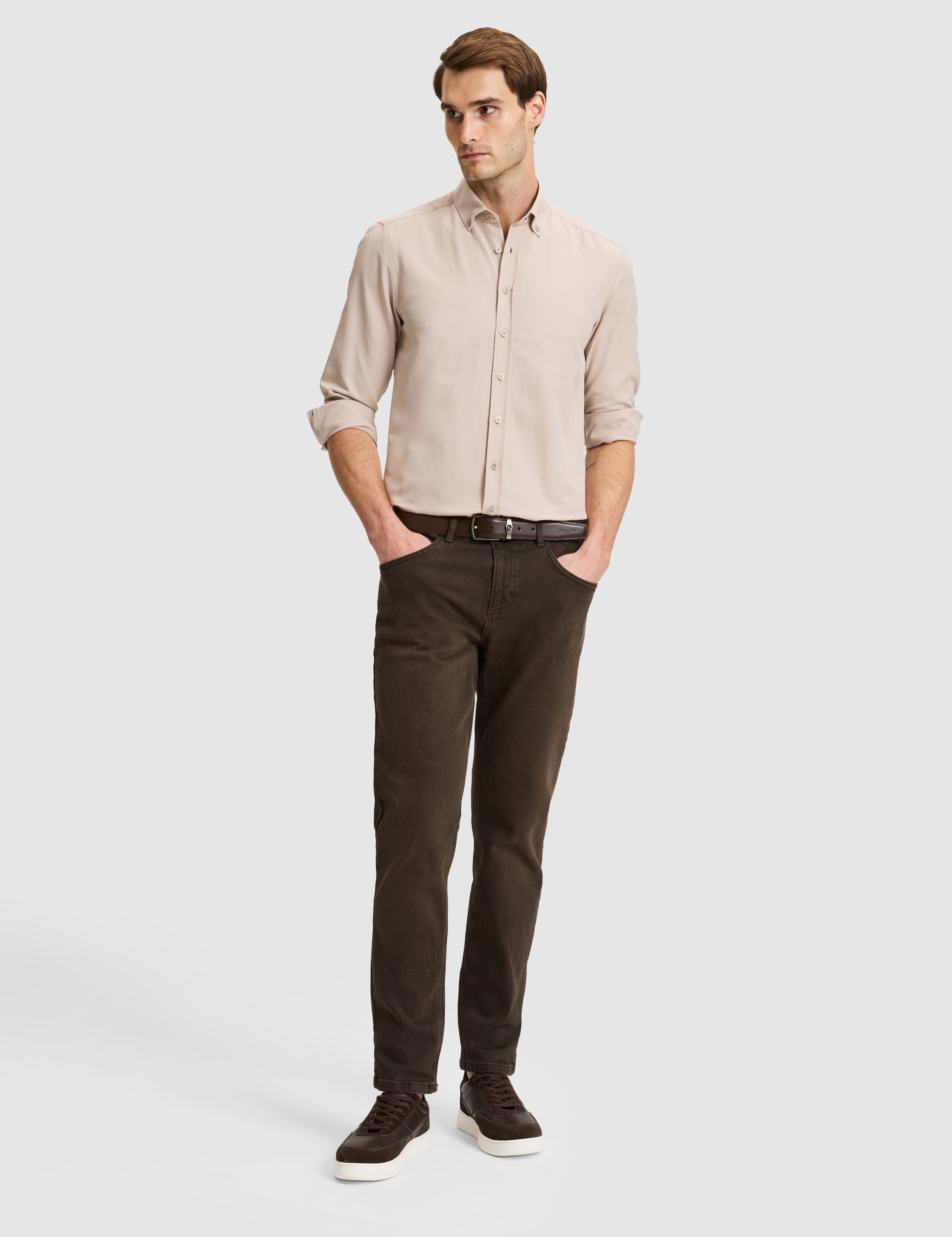 Vizon Slim Fit Uzun Kollu Gömlek - Image 4