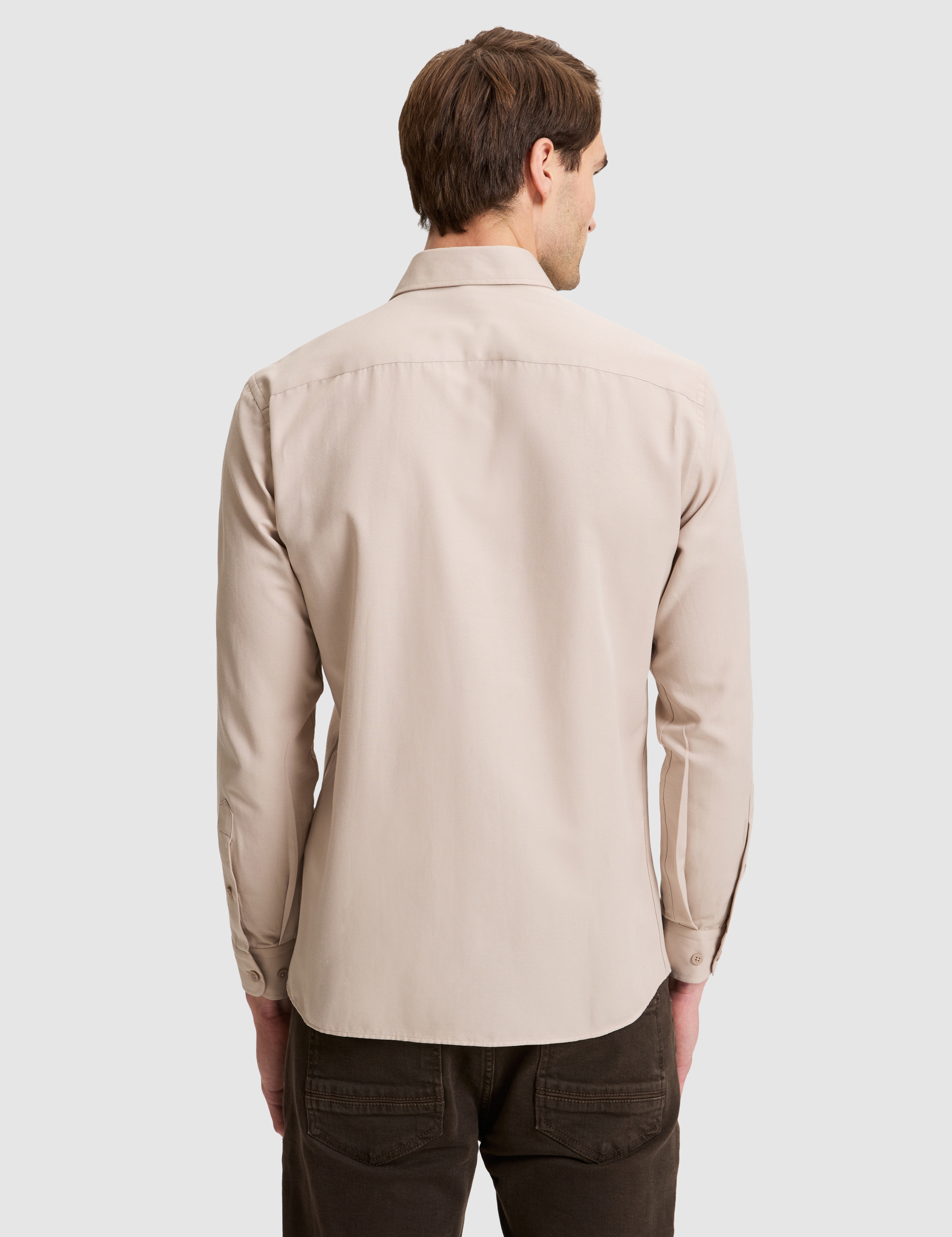 Vizon Slim Fit Uzun Kollu Gömlek - Image 5