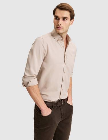 Vizon Slim Fit Uzun Kollu Gömlek