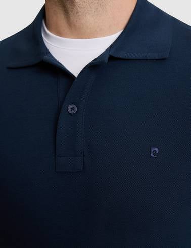 Lacivert Slim Fit Basic Sweatshirt