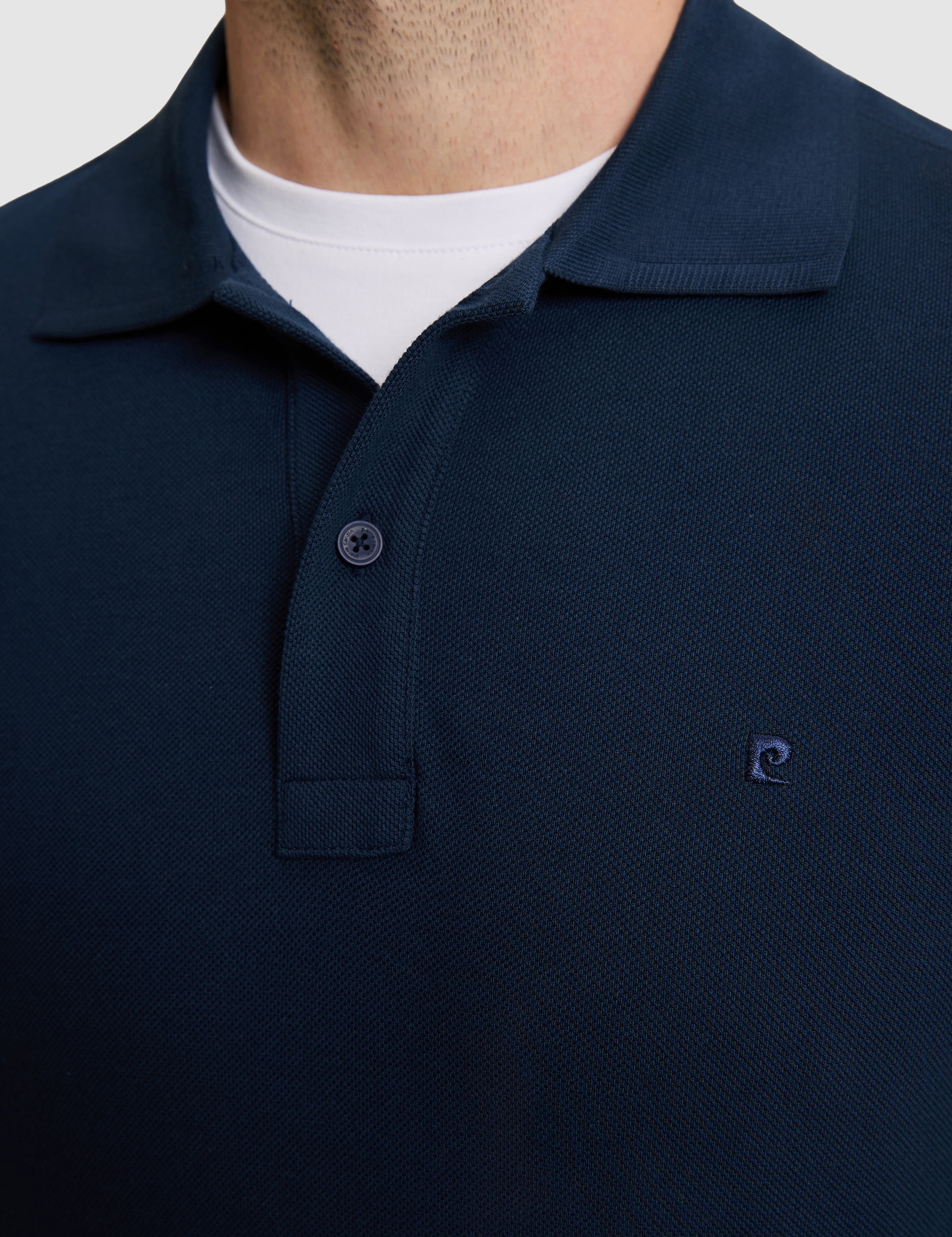 Lacivert Slim Fit Basic Sweatshirt - Image 7