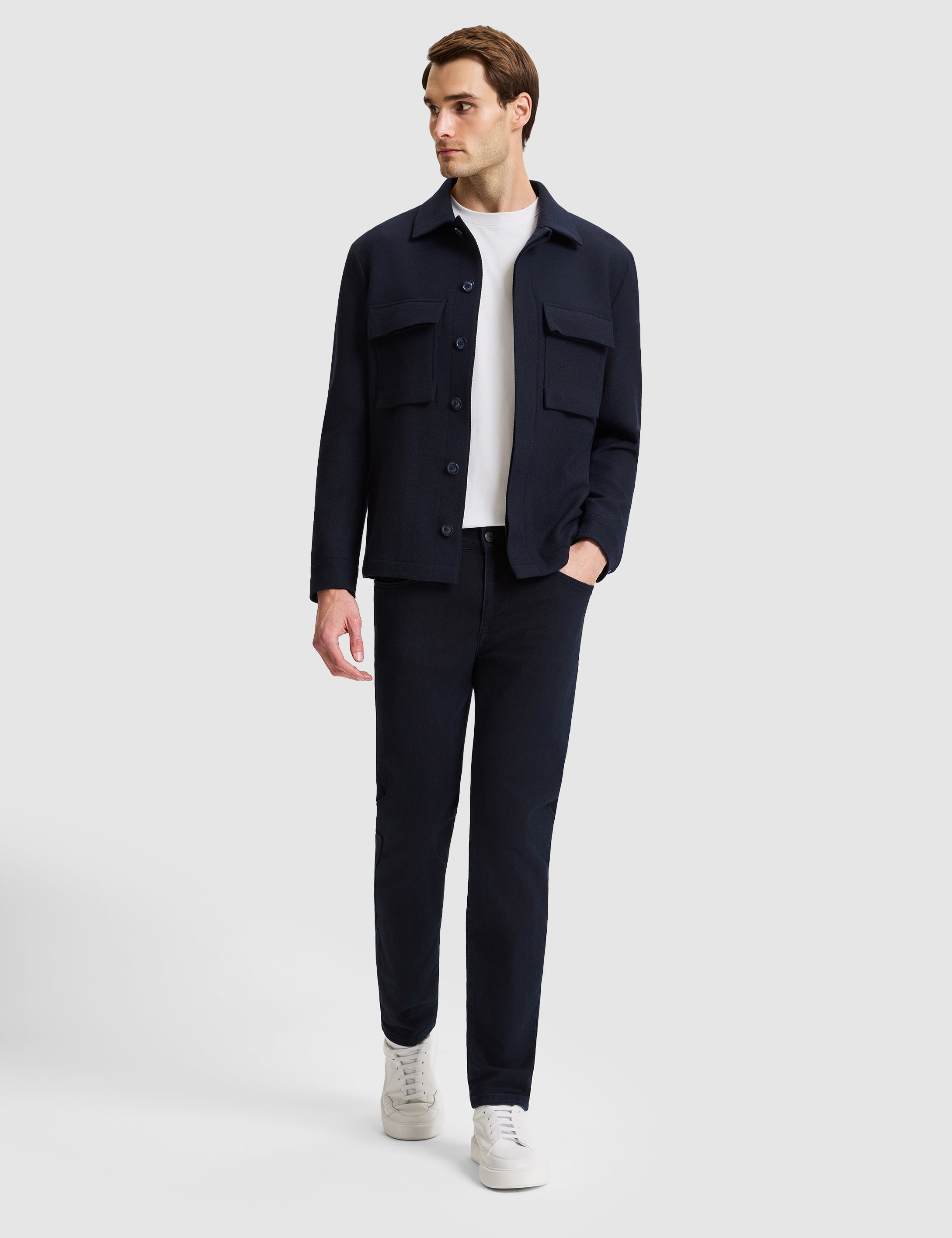 Lacivert New Slim Fit Jean Pantolon - Image 1