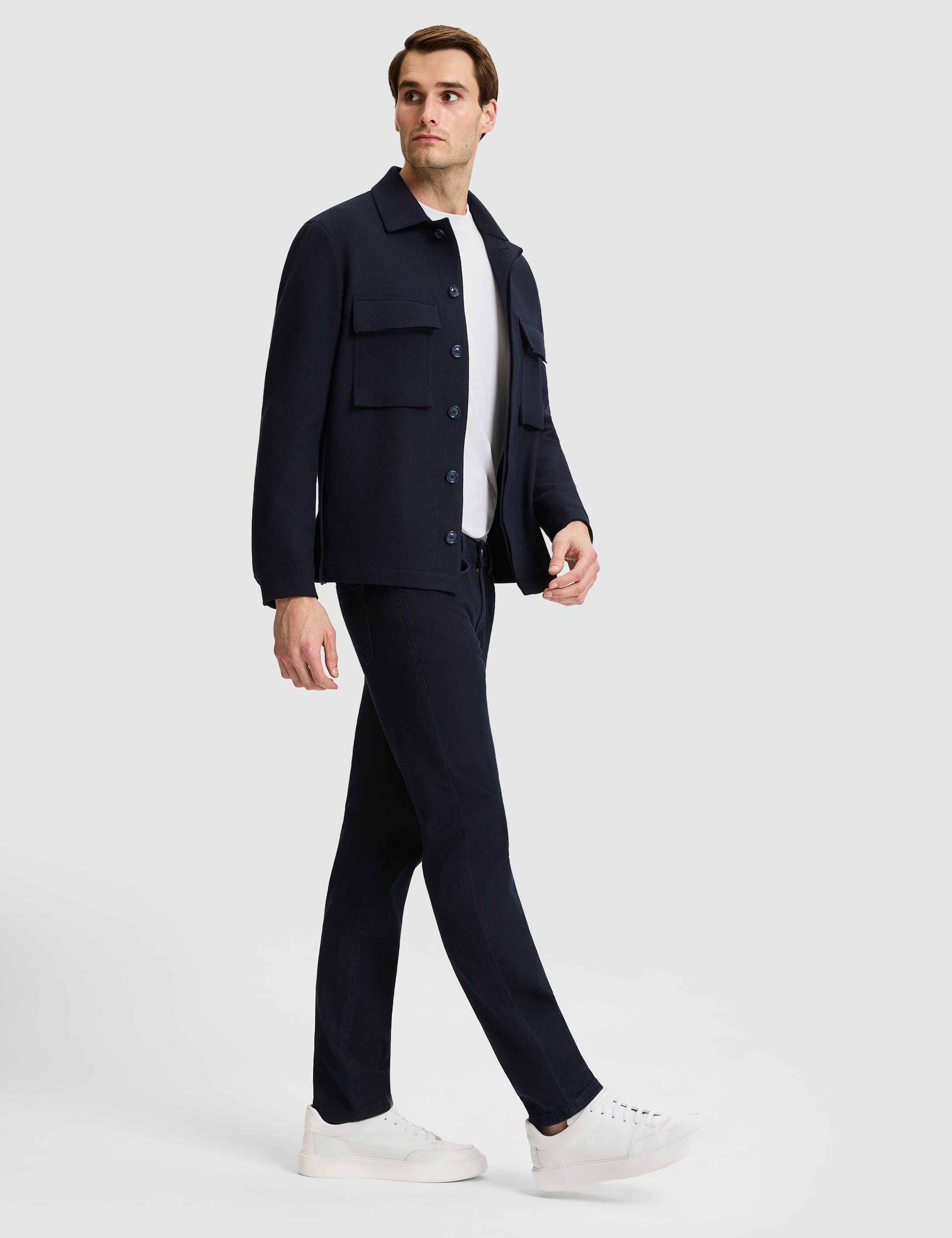 Lacivert New Slim Fit Jean Pantolon - Image 4