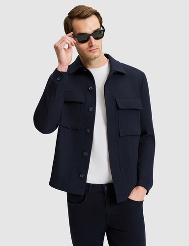 Lacivert Regular Fit Ceket