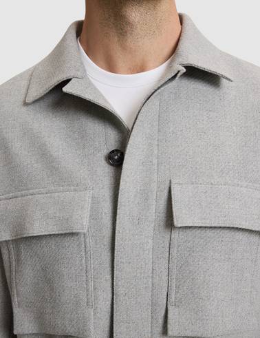Gri Regular Fit Ceket