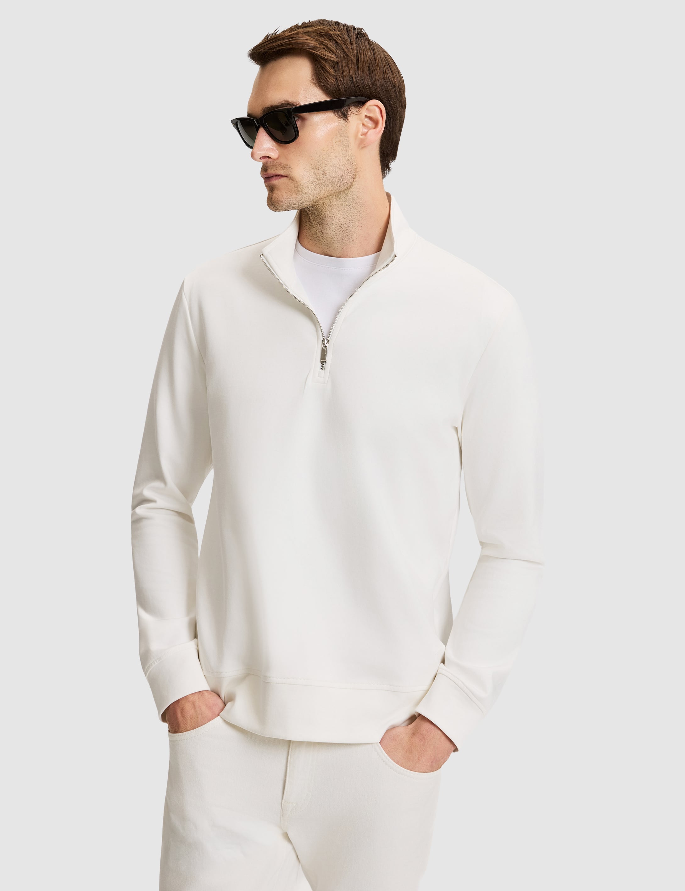 Ekru Regular Fit Sweatshirt - Image 1