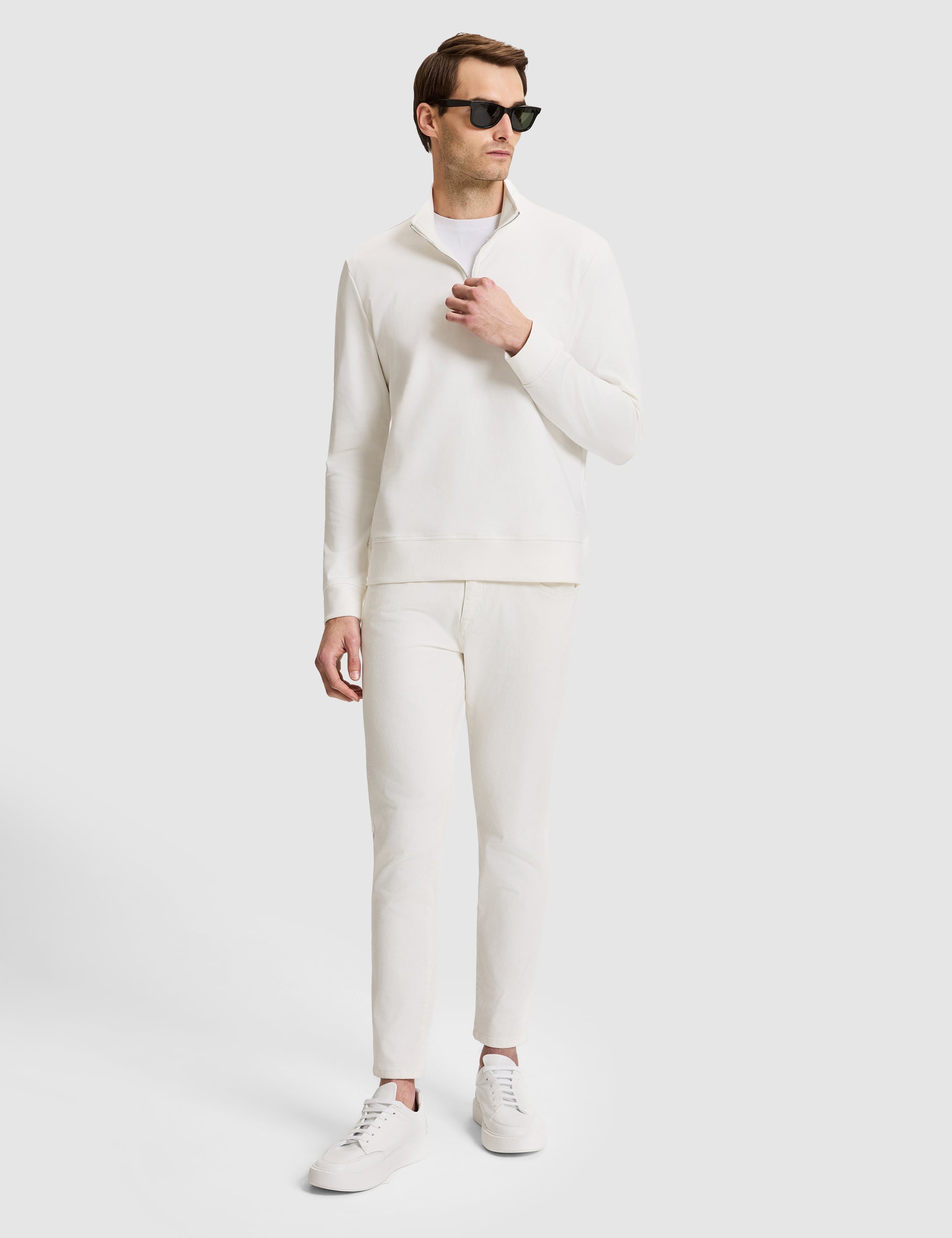 Ekru Regular Fit Sweatshirt