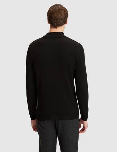 Siyah Slim Fit Basic Kazak
