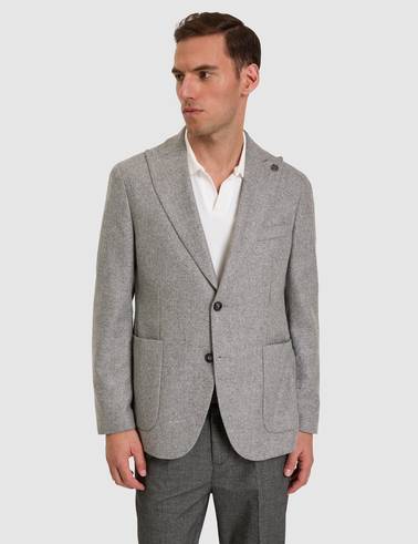 Gri Slim Fit Ceket