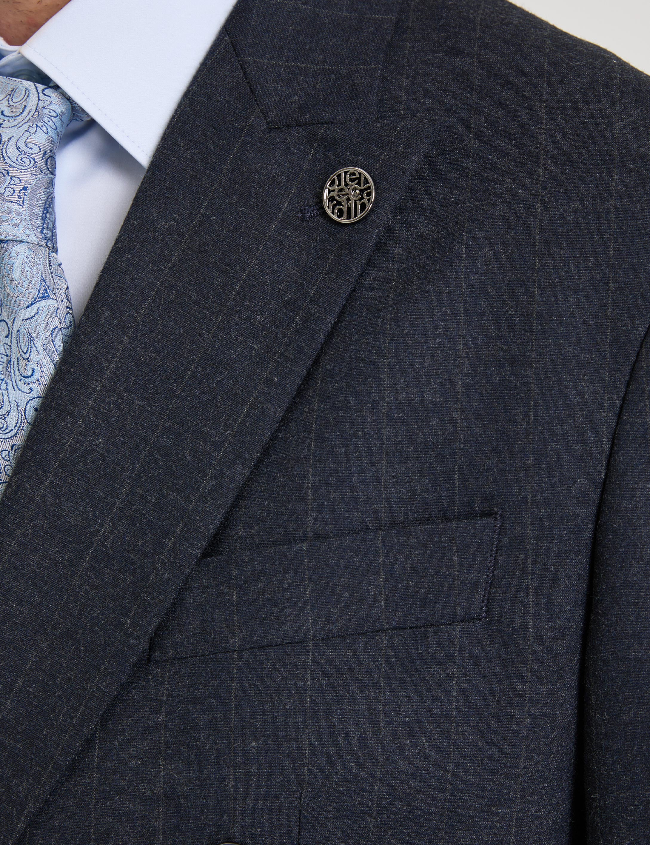 Lacivert Slim Fit Takım Elbise - Image 7