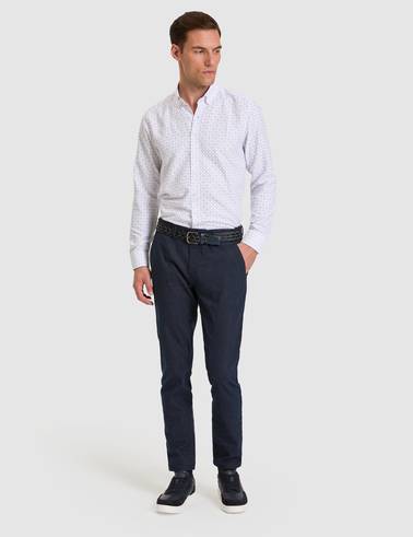 İndigo Slim Fit Uzun Kollu Gömlek