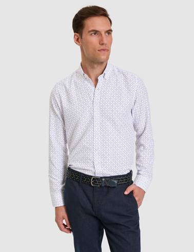 İndigo Slim Fit Uzun Kollu Gömlek