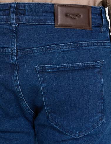 Lacivert Slim Fit Jean Pantolon