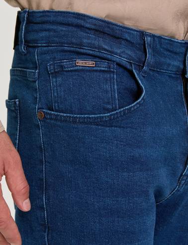 Lacivert Slim Fit Jean Pantolon