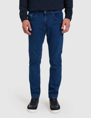 Petrol Slim Fit Jean Pantolon