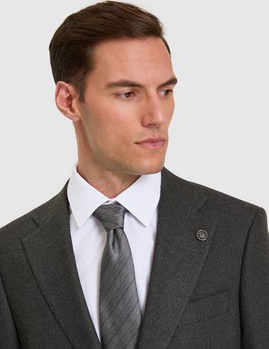 Antrasit Slim Fit Takım Elbise