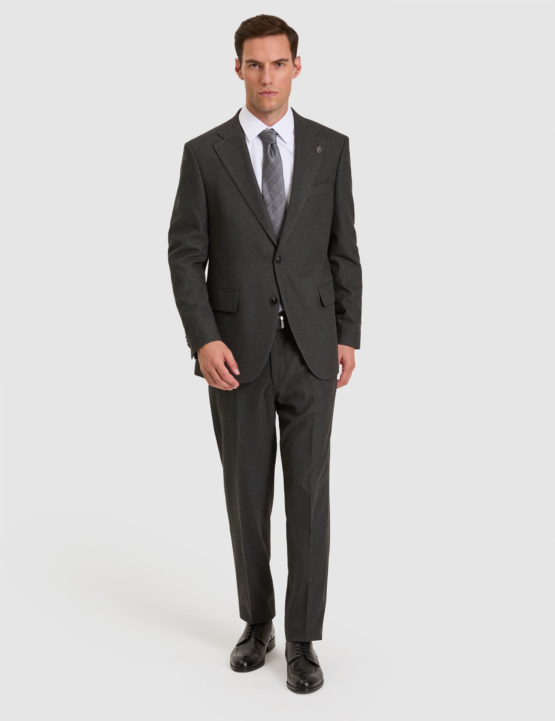 Antrasit Slim Fit Takım Elbise