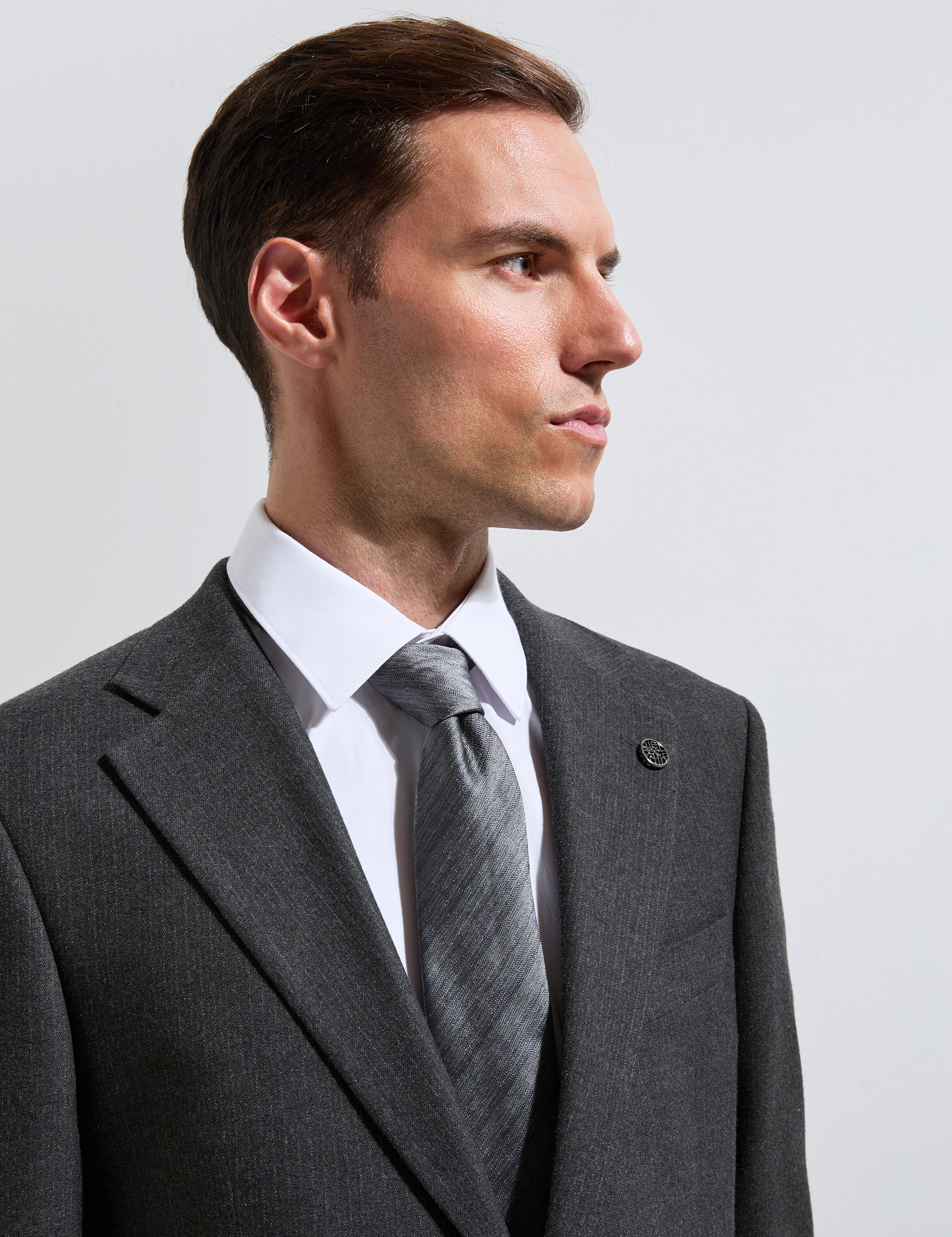 Antrasit Slim Fit Takım Elbise - Image 2