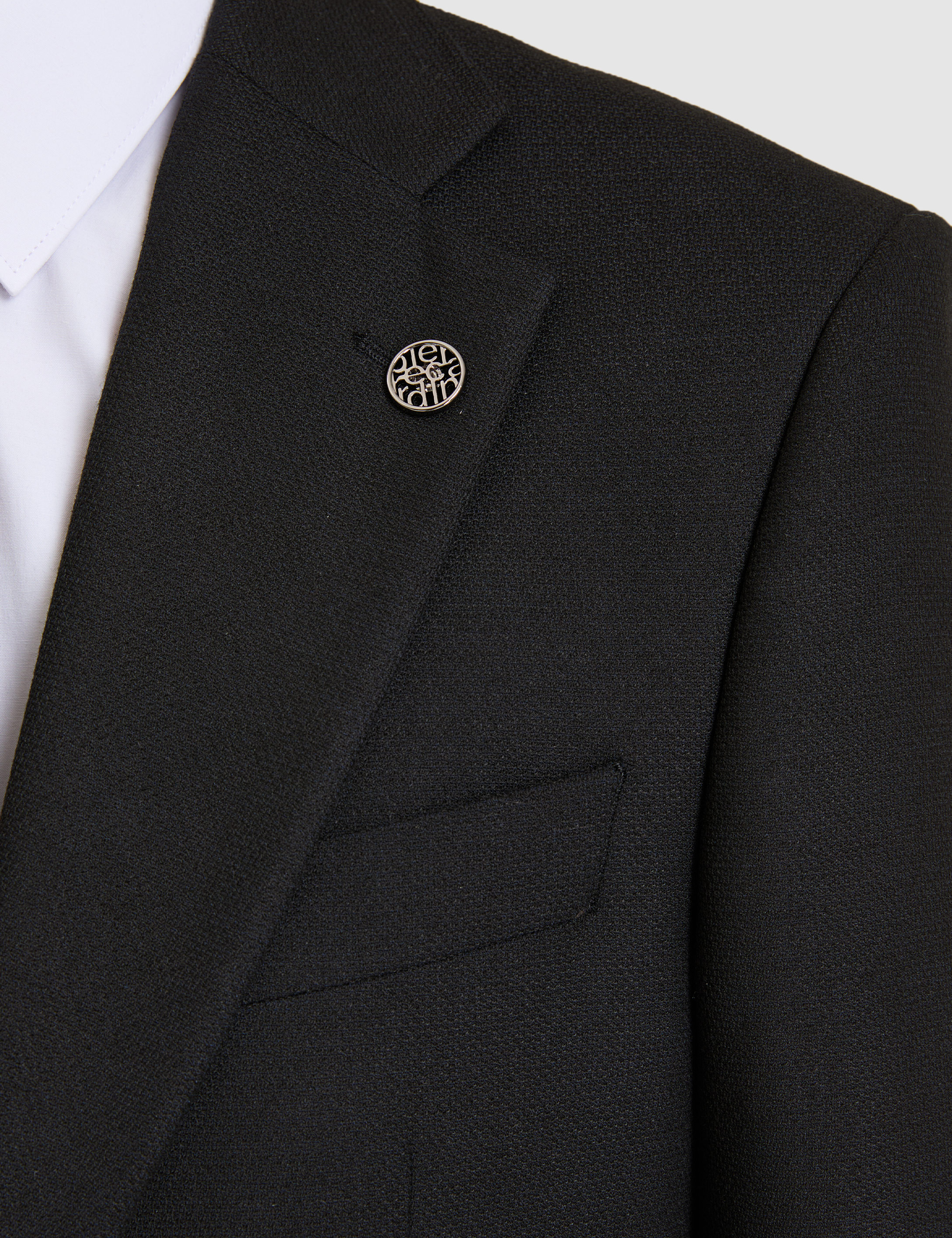 Siyah SLIM TAILORED Takım Elbise - Image 7