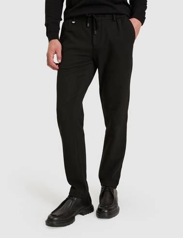 Siyah Slim Fit Kumaş Pantolon