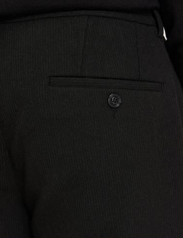 Siyah Slim Fit Kumaş Pantolon