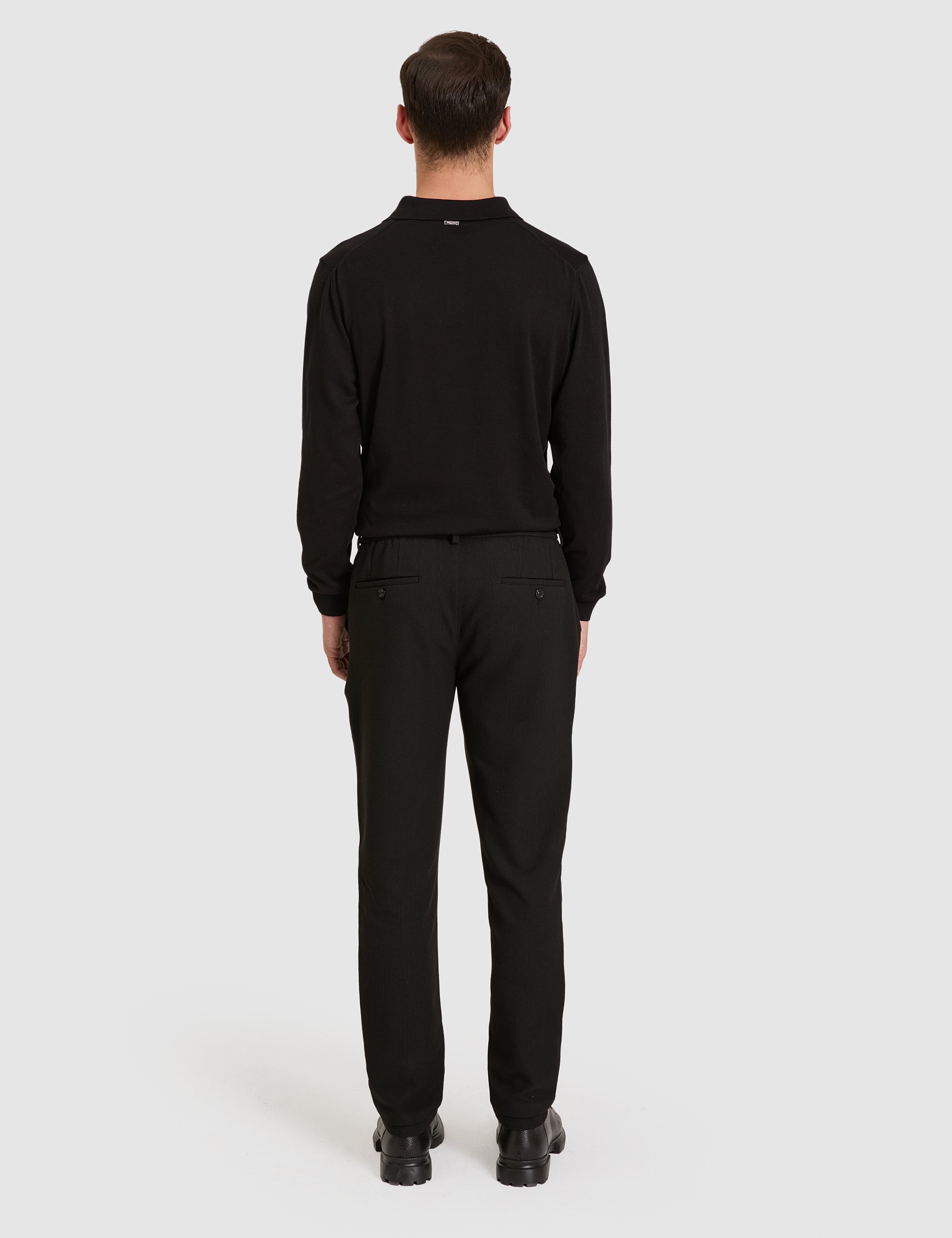 Siyah Slim Fit Kumaş Pantolon