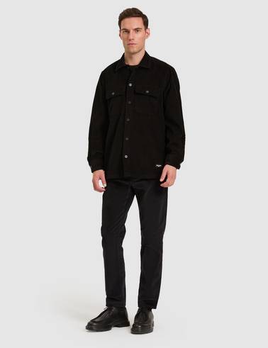 Siyah  Slim Fit Bisiklet Yaka Basic Triko Kazak