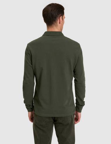 Koyu Yeşil Slim Fit Basic Sweatshirt