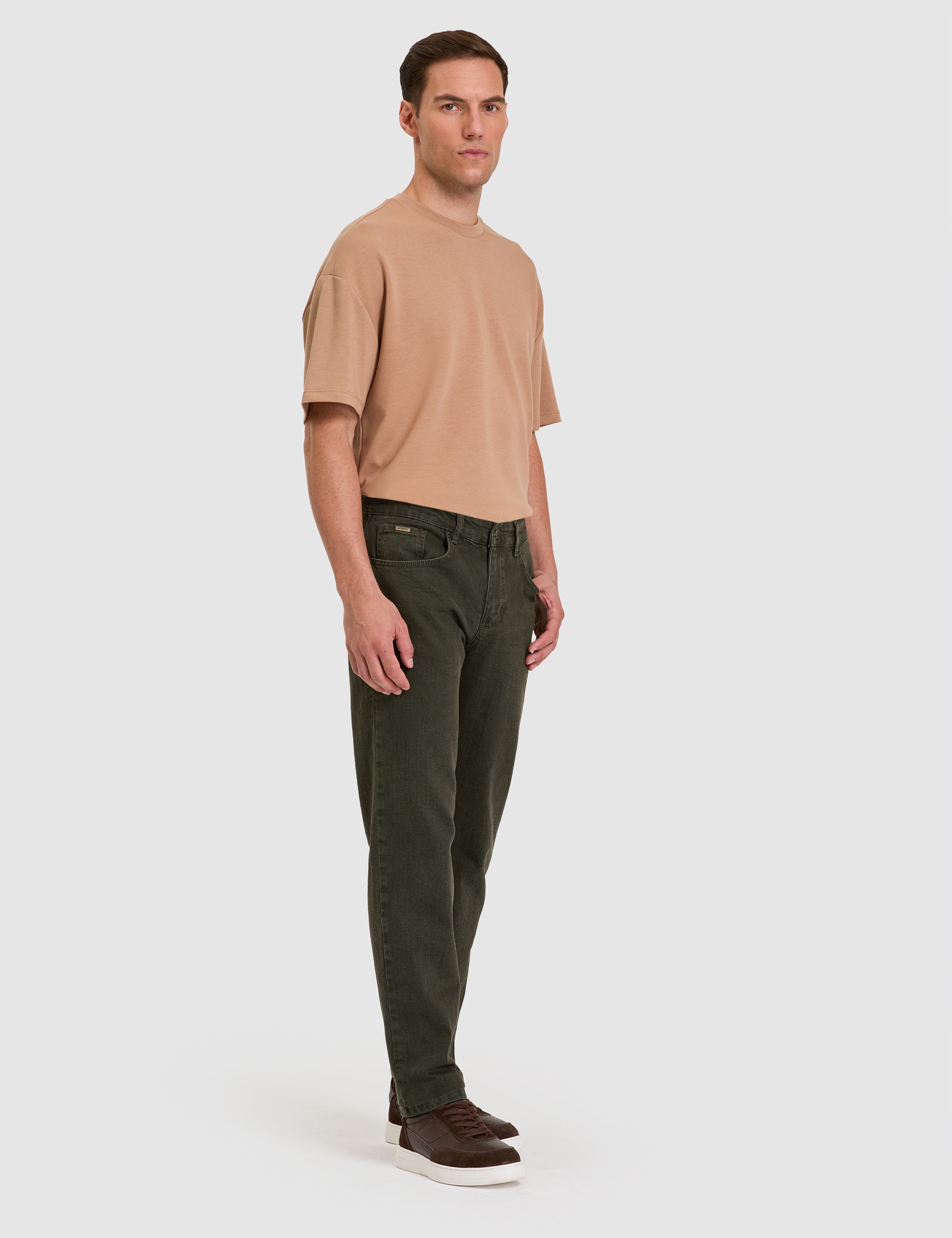 Haki New Slim Fit Jean Pantolon