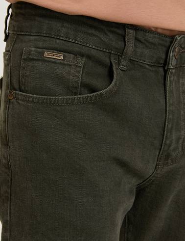 Haki New Slim Fit Jean Pantolon