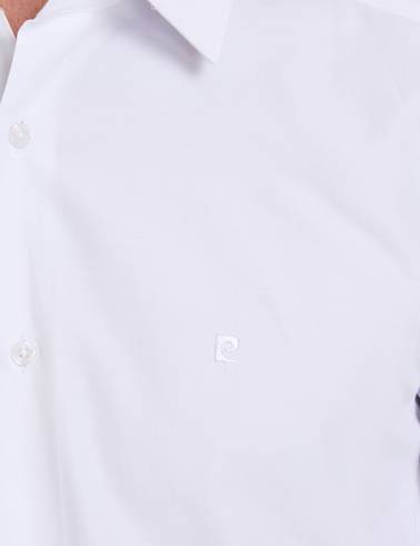 Beyaz Slim Fit Uzun Kollu Basic Gömlek