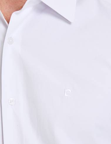 Beyaz Slim Fit Uzun Kollu Basic Gömlek