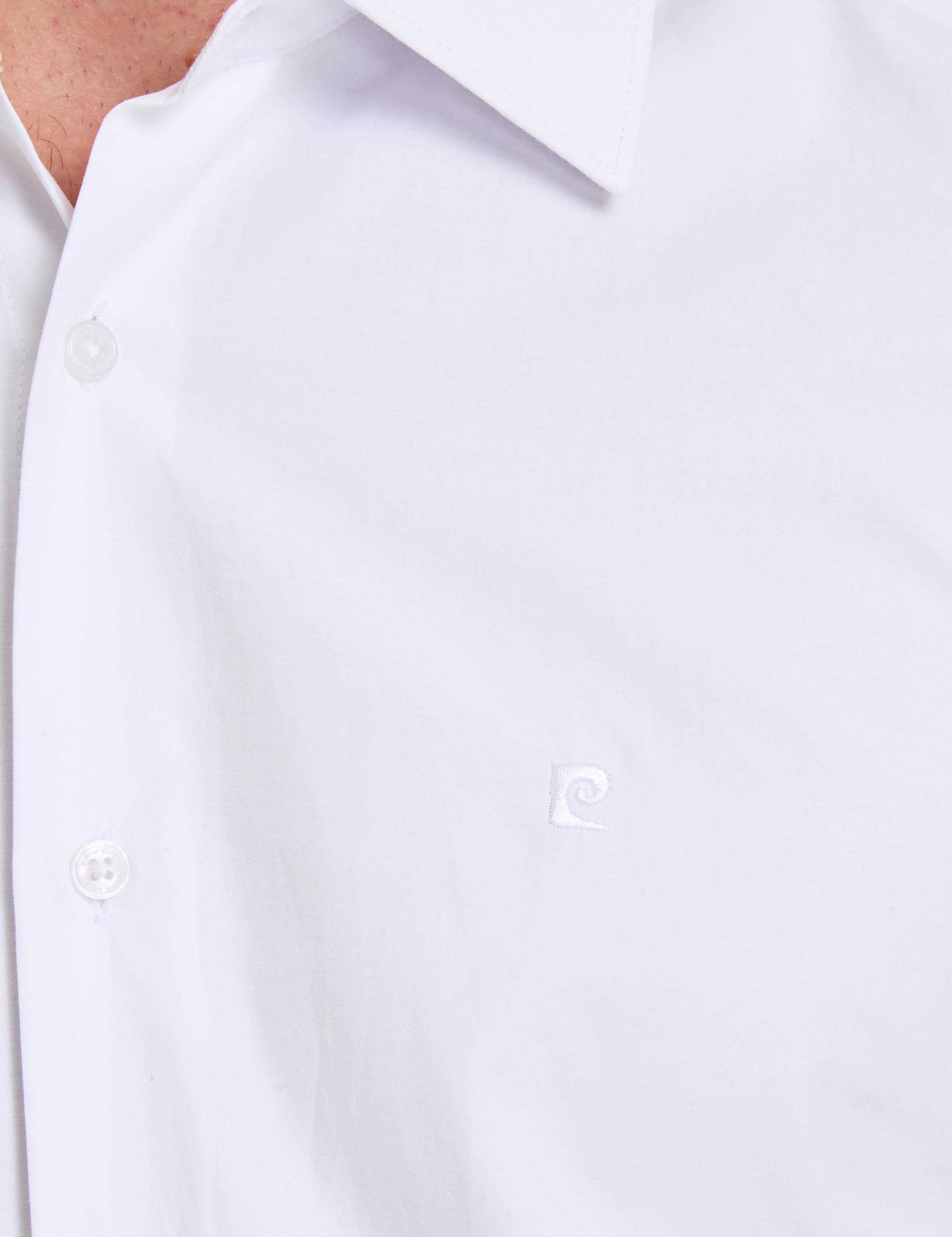 Beyaz Slim Fit Uzun Kollu Basic Gömlek - Image 6