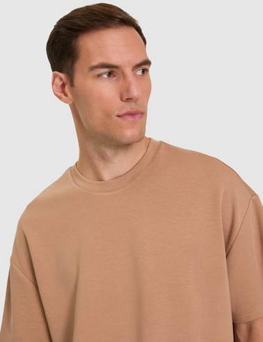 Camel Oversize Tişört